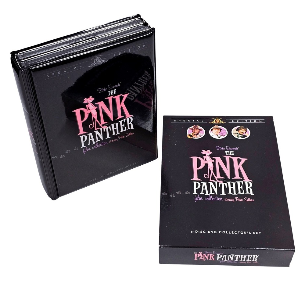 Pink Panther Film Collection 6 DVD Collector Set Peter Sellers Blake Edwards‎